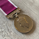 Army Long Service & Good Conduct Medal - GVI - Foxhole Medals