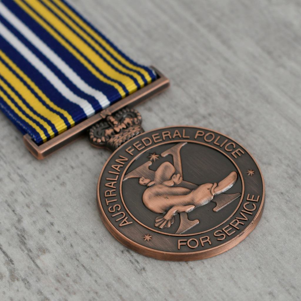 Australian Federal Police - Service Medal - Foxhole Medals