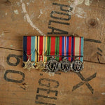 WW2 Africa / Defence Service Group-Popular Medal Groups-Foxhole Medals