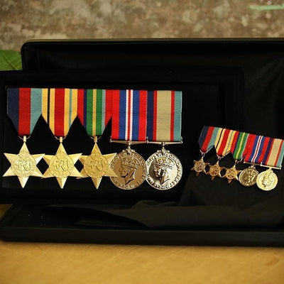 WW2 Africa / Pacific Service Group-Popular Medal Groups-Foxhole Medals