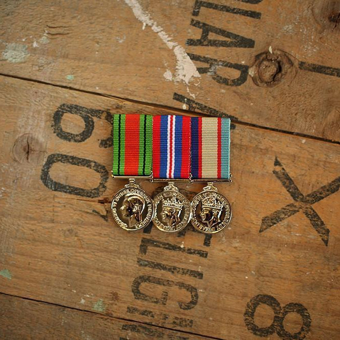 WW2 Defence Trio-Popular Medal Groups-Foxhole Medals