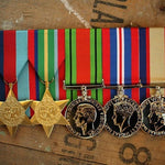 WW2 Pacific / Defence Service Group-Popular Medal Groups-Foxhole Medals