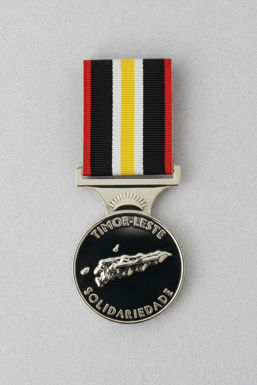 PRE-ORDER | TLSM SET | Timor Leste Solidarity Medal Presentation Set - Original Quality - Foxhole Medals