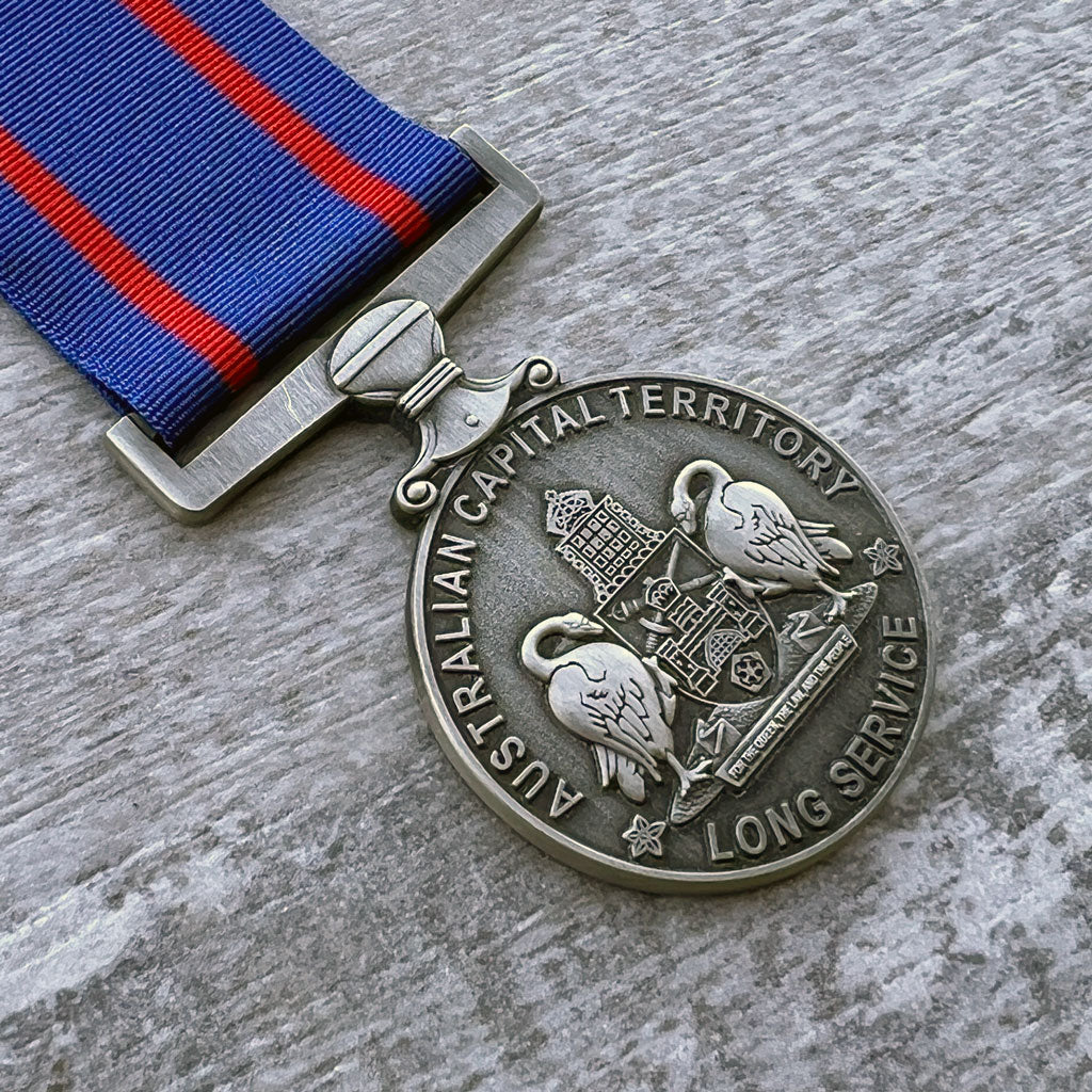 Australian Capital Territory - Fire & Rescue Volunteer Long Service Medal - Foxhole Medals