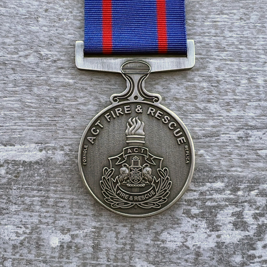 Australian Capital Territory - Fire & Rescue Volunteer Long Service Medal - Foxhole Medals