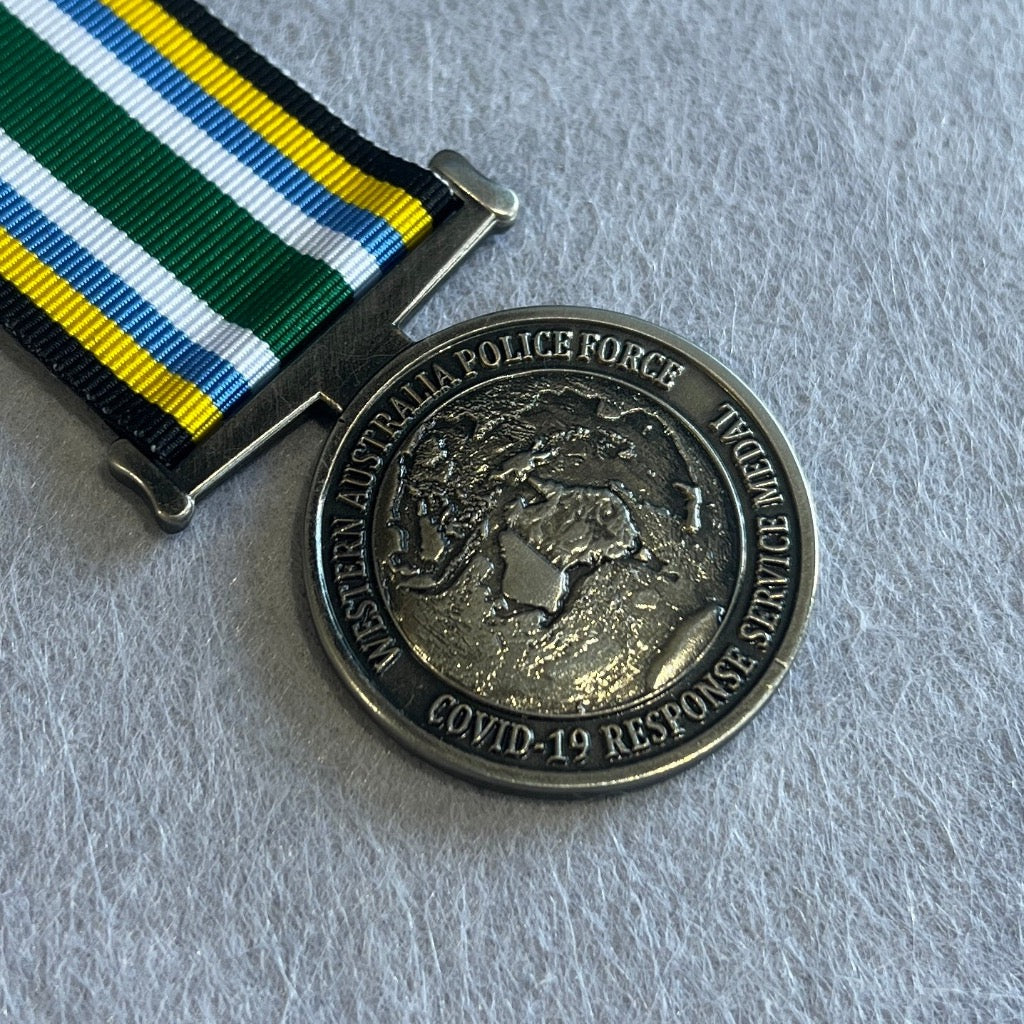 Western Australia - Police Force COVID-19 Response Service Medal - Foxhole Medals
