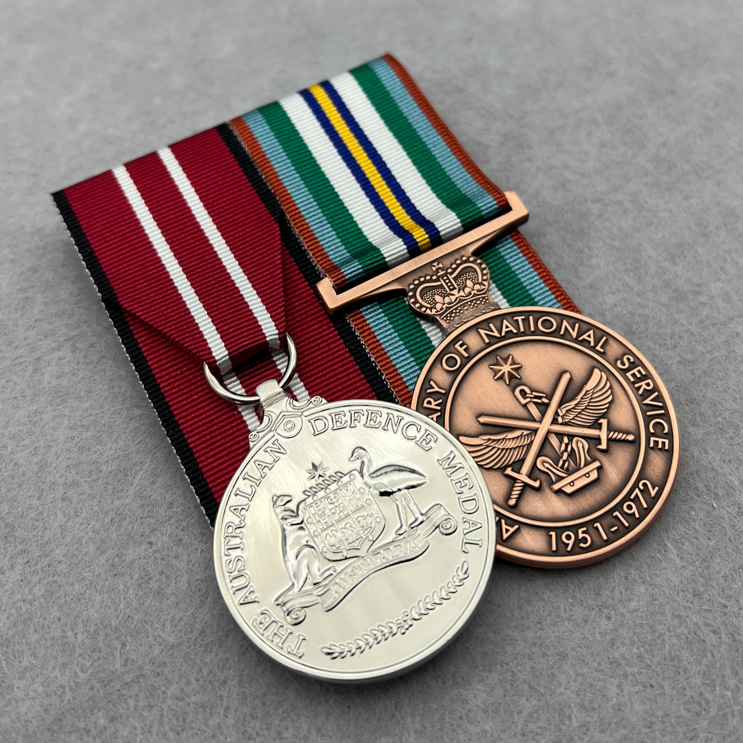 Australian Defence Medal / Anniversary of National Service Duo - Foxhole Medals