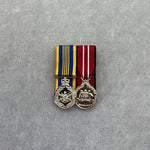 Defence Long Service Medal / Australian Defence Medal Duo - Foxhole Medals