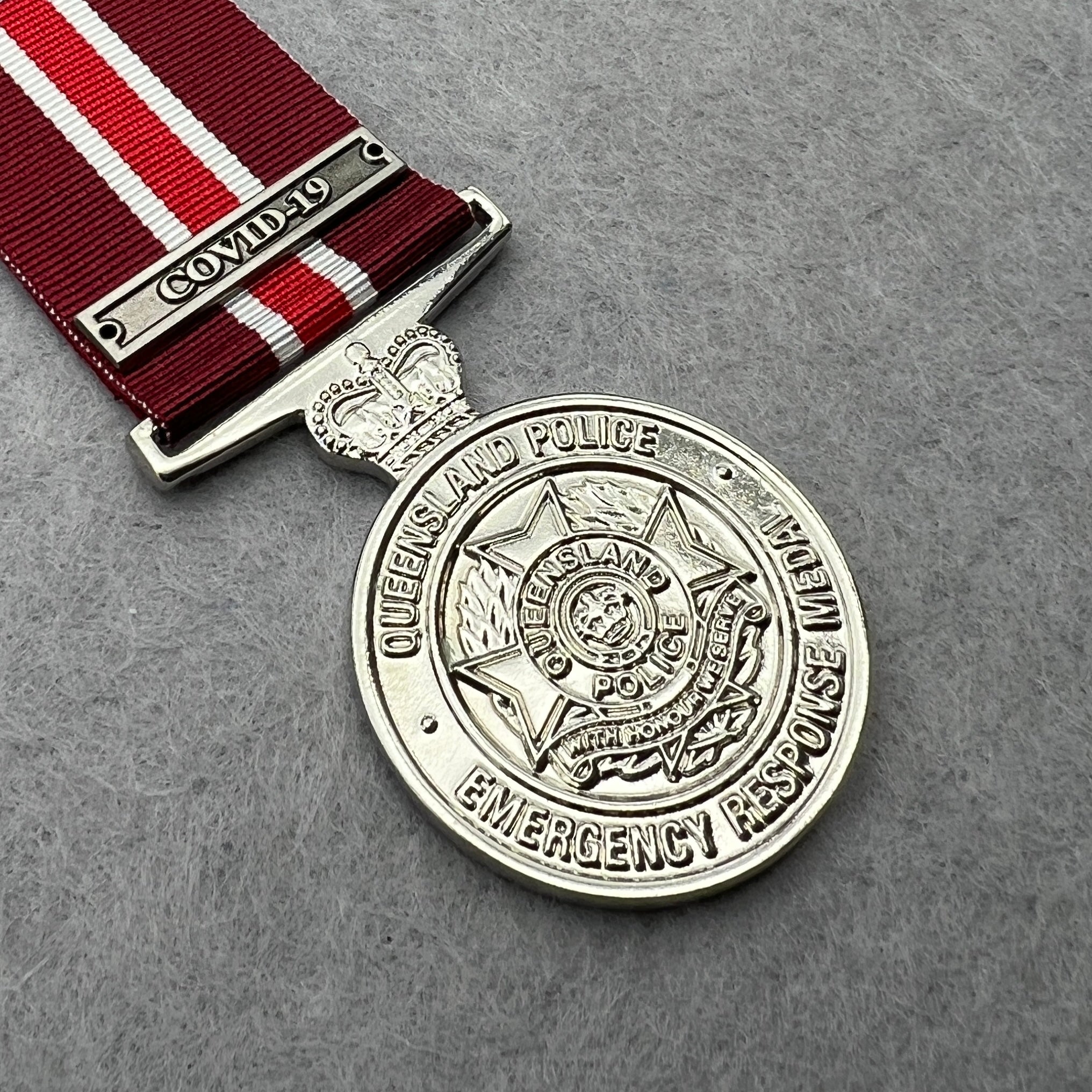 QLD - Police Emergency Response Medal - COVID-19 Clasp - Foxhole Medals
