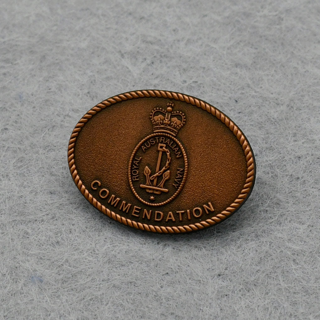 Royal Australian Navy (Level 1 - Bronze) Commendation Badge - Foxhole Medals