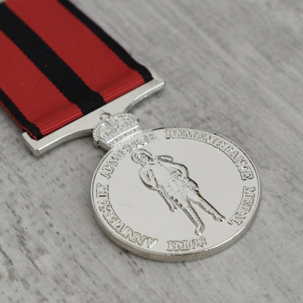 80th Ann. Armistice Remembrance Medal-Medal Range-Foxhole Medals-Foxhole Medals