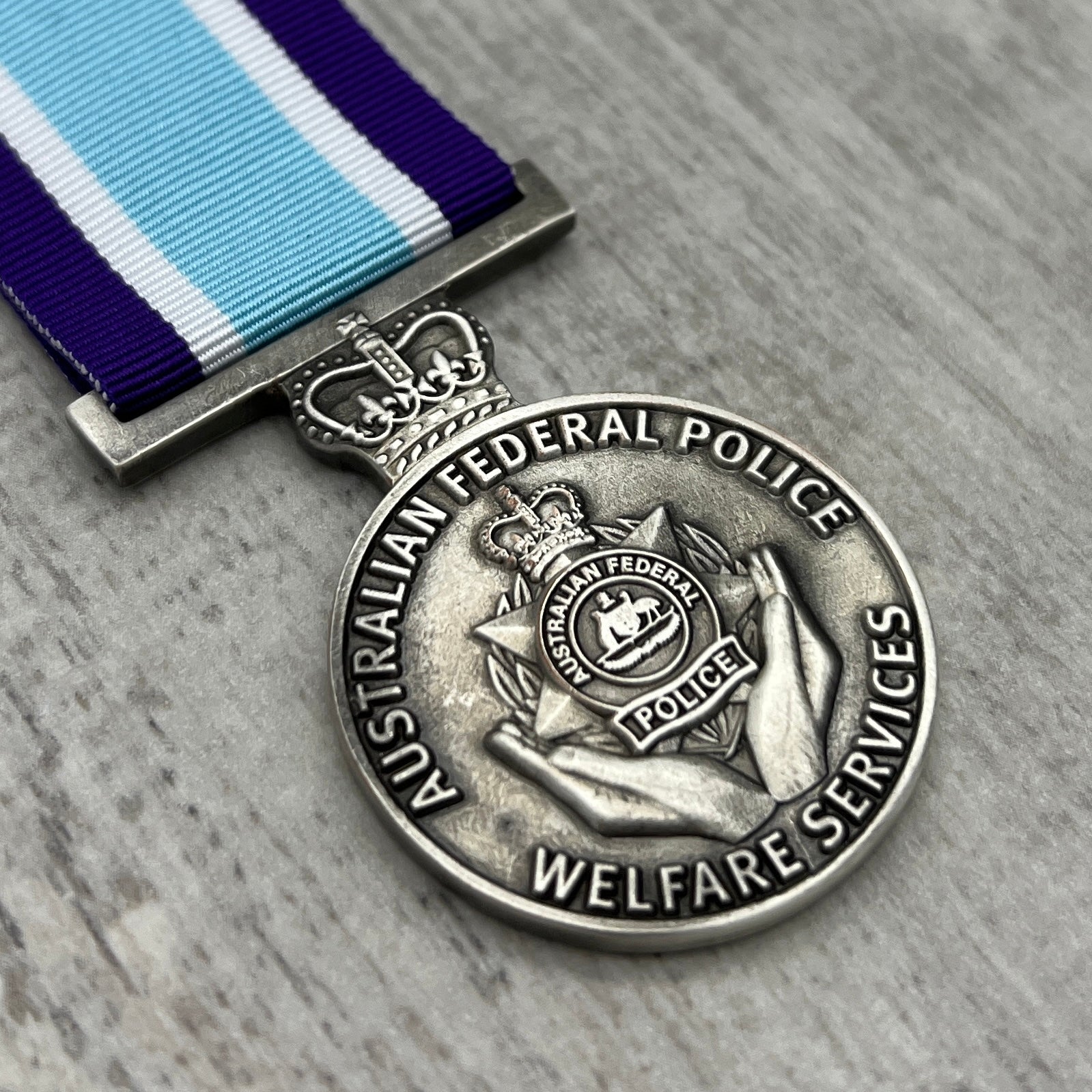 Australian Federal Police - Welfare Service Medal - Foxhole Medals