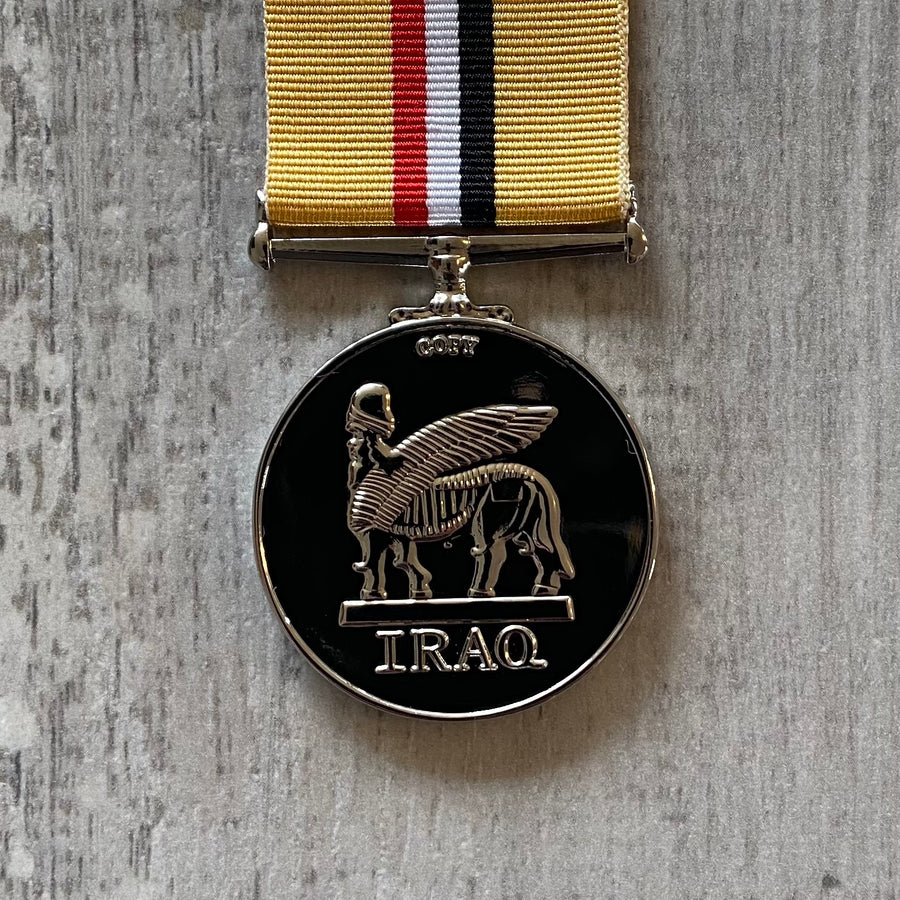 British Iraq Medal Op Telic Foxhole Medals