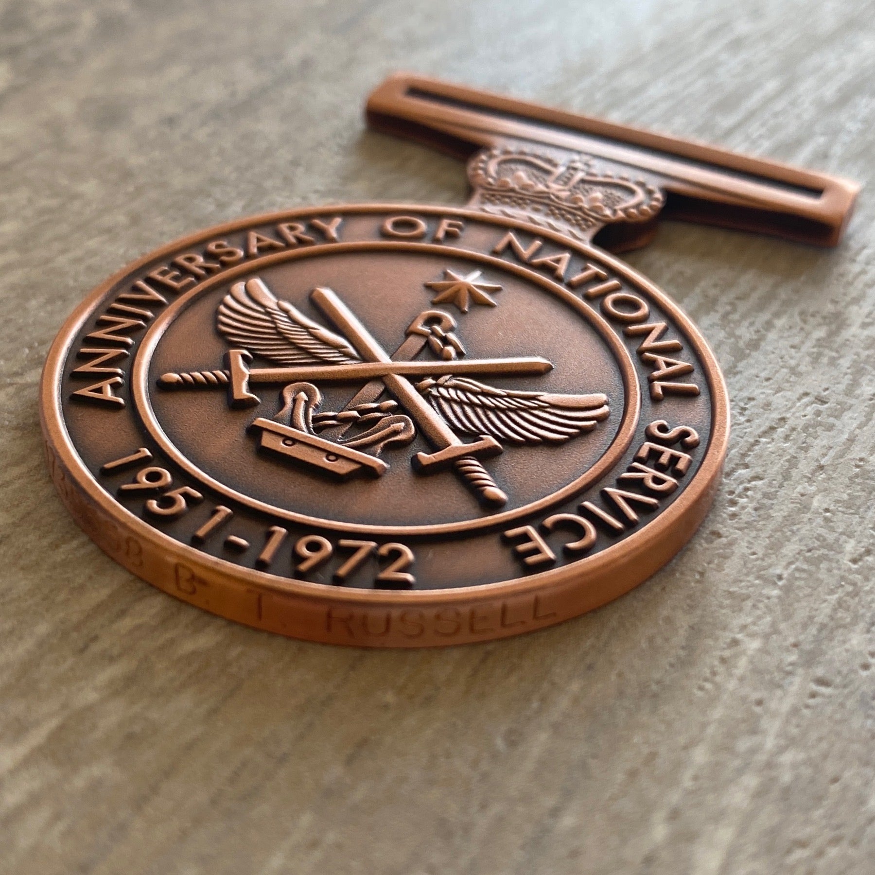 Engraving - Foxhole Medals