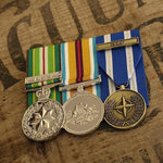 AASM-ICAT / Afghanistan NATO Trio-Popular Medal Groups-Foxhole Medals