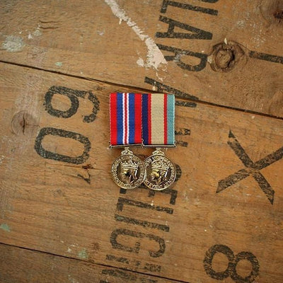 Cased WW2 Duo-Popular Medal Groups-Foxhole Medals