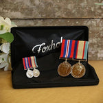 Cased WW2 Duo-Popular Medal Groups-Foxhole Medals