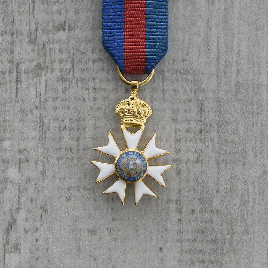 Companion Of The Order Of St. Michael & St. George-Replica Medal-Foxhole Medals-Miniature-Court Mounted-Foxhole Medals