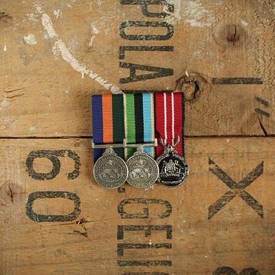 Double OSM / Service Trio - Foxhole Medals