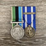 Operational Service Medal - GME / NATO - Afghanistan Medal Duo-Popular Medal Groups-Foxhole Medals-Large-None-Standard (10 Business Days)-Foxhole Medals