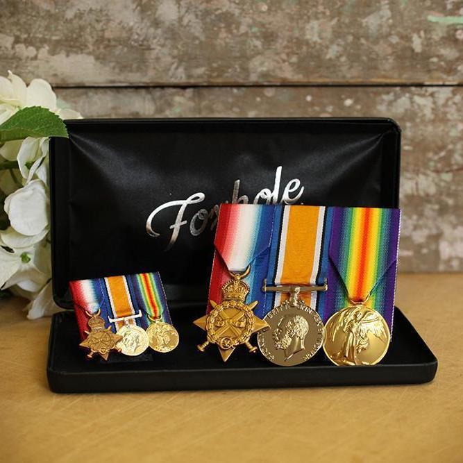 WW1 Trio-Popular Medal Groups-Foxhole Medals