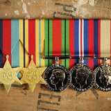 WW2 Africa / Defence Service Group-Popular Medal Groups-Foxhole Medals
