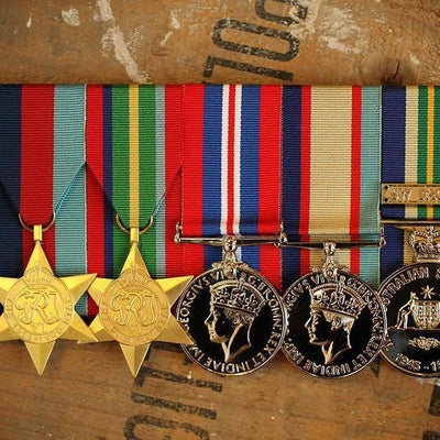 WW2 Pacific / ASM Service Group-Ready to Wear Group-Foxhole Medals