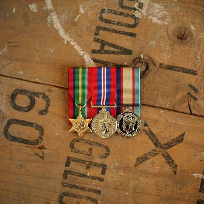 WW2 Pacific Trio-Popular Medal Groups-Foxhole Medals